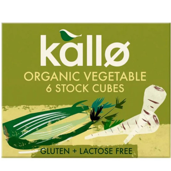 Kallo Organic Chicken , Vegetables Stock Cubes,Gluten + Lactose Free