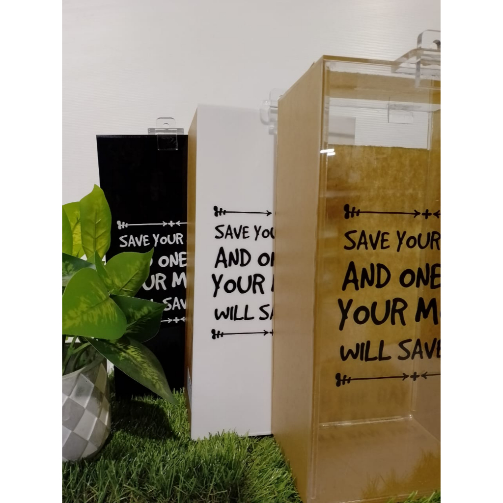 🔥HOT ITEM🔥 Tabung Acrylic Acrylic Donation Box Money Box Suggestion Box ...