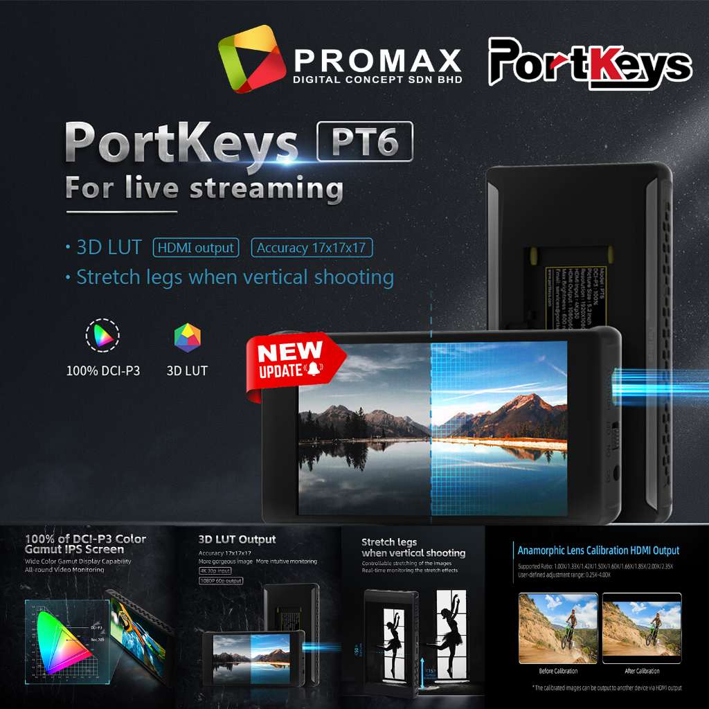 Portkeys PT6 Monitor 5.2