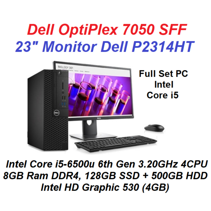 Dell OptiPlex 5070 Desktop Computer Intel Core I7-9700 8GB RAM