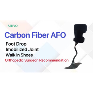 Ankle Foot Orthosis For Foot Drop - Carbon