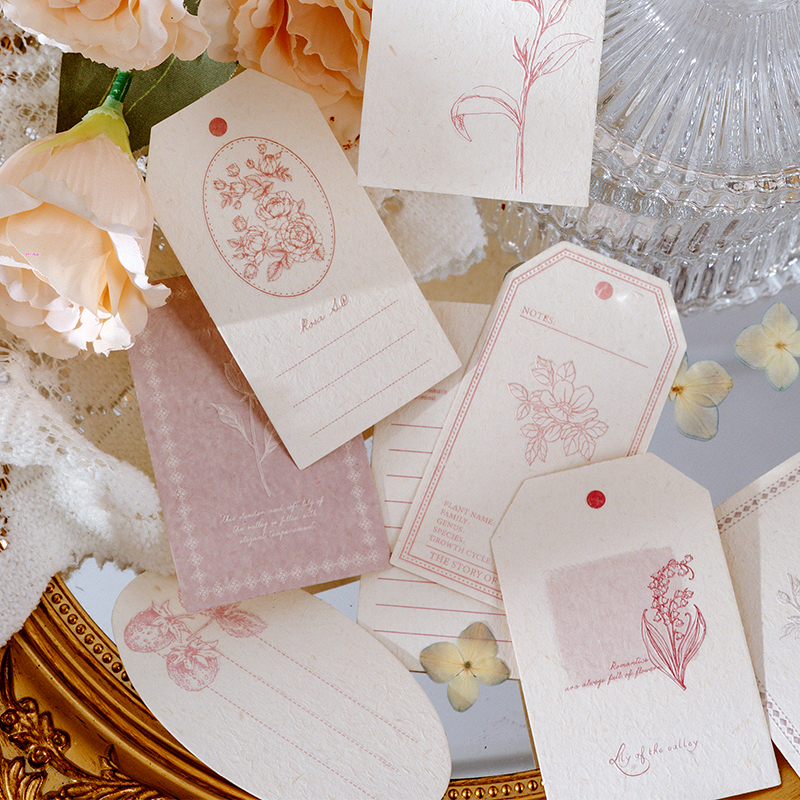 30pcs Minimalist Vintage Embossed Labels in a Box for Journaling, Paper ...