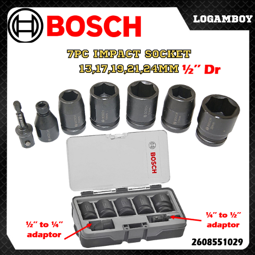 Bosch impact discount driver socket set