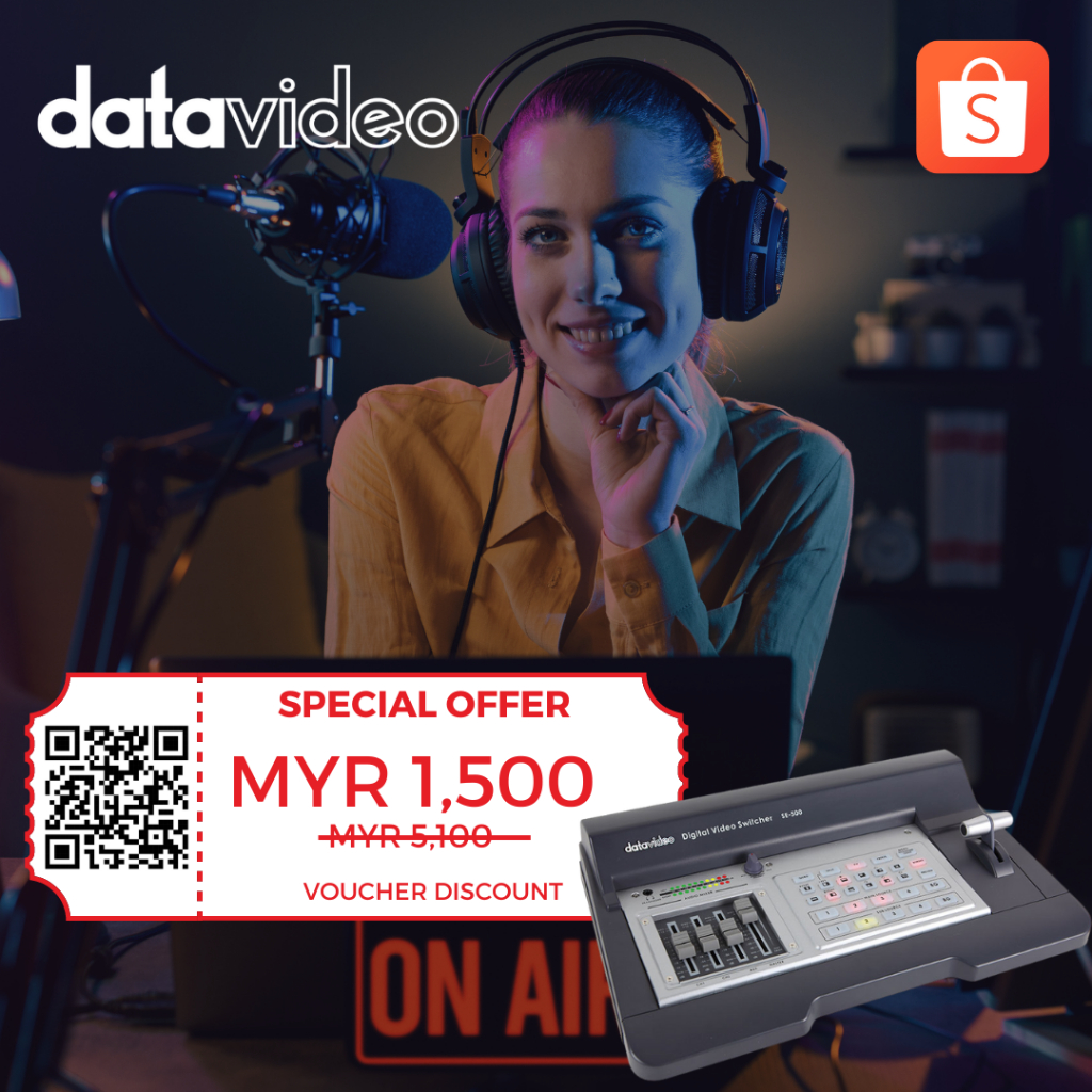 Datavideo SE500 4Channel SD Video Switcher Shopee Malaysia