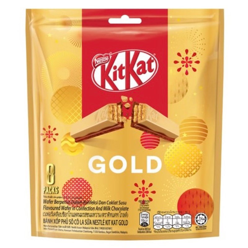Nestle KITKAT Gold Chocolate 2F 8x17g each | Shopee Malaysia