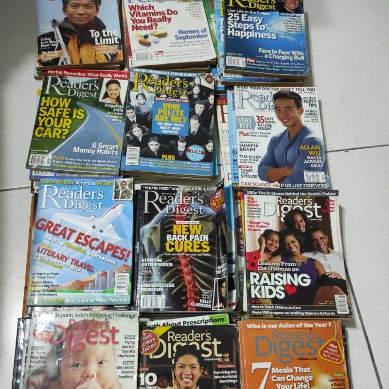 Preloved Reader's Digest magazine 2001-2010 bundle | Shopee Malaysia