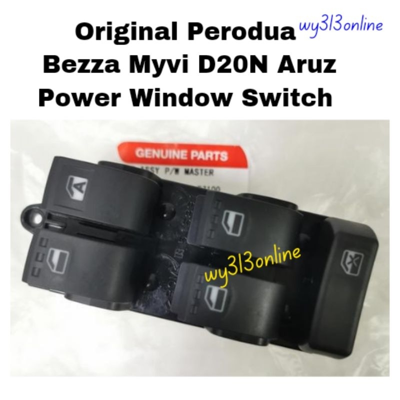 Original Perodua Myvi D20N Bezza Aruz Power Window Main Switch RH