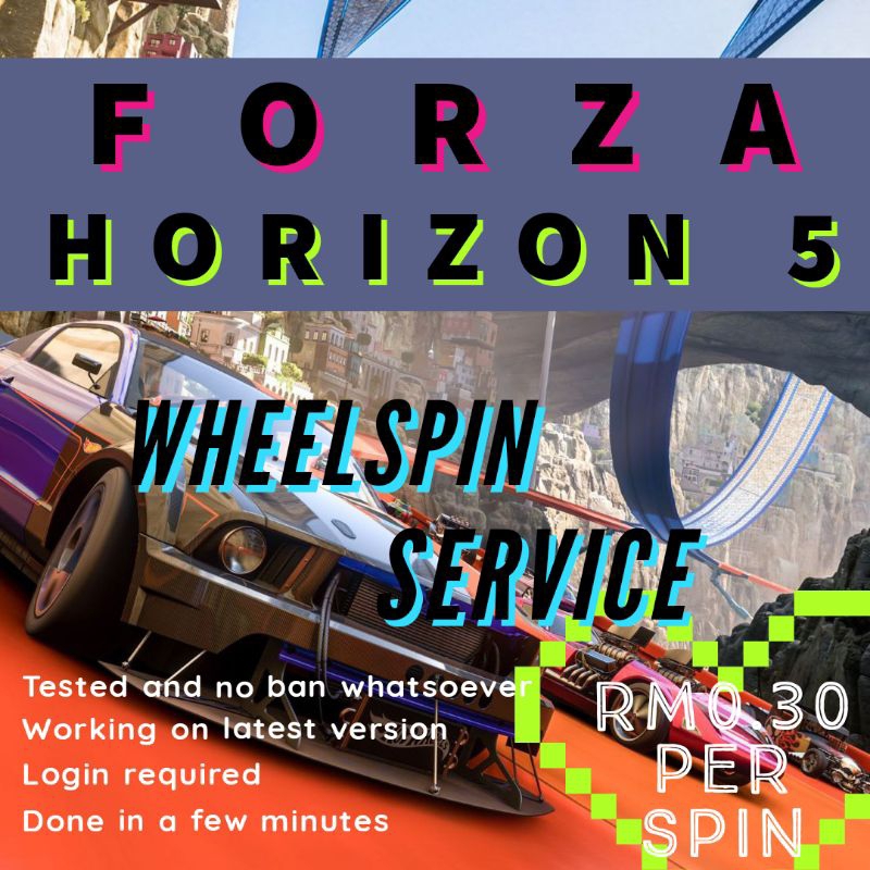 Forza Horizon 5 Wheelspin/Super Wheelspin [PC ONLY] Shopee Malaysia