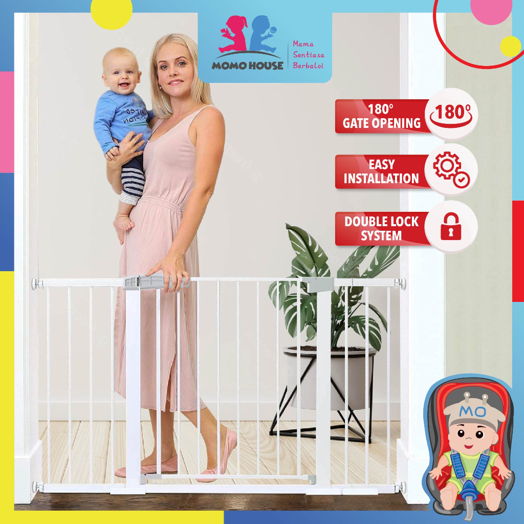 Baby Safety Gate Door Fence Baby Safety Gate Auto Lock For Gate Fit