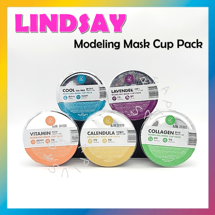 [LINDSAY] Modeling Mask Cup Pack 28g | Shopee Malaysia