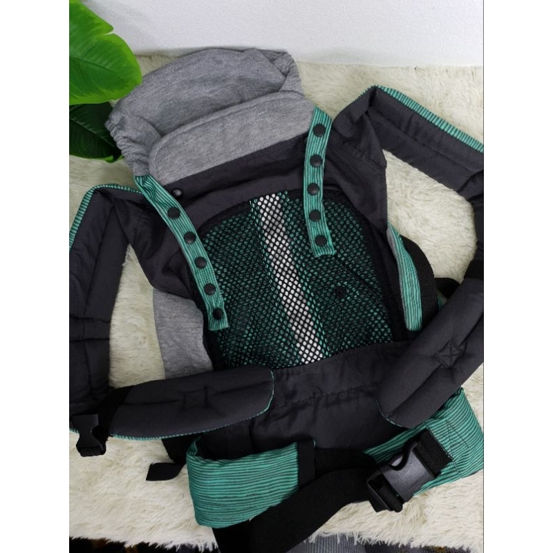 Used Geoby Baby Carrier Ergonomic with Hoody Adjustable Breathable SSC Penggendong Bayi Ergonomic Terpakai Murah Shopee Malaysia