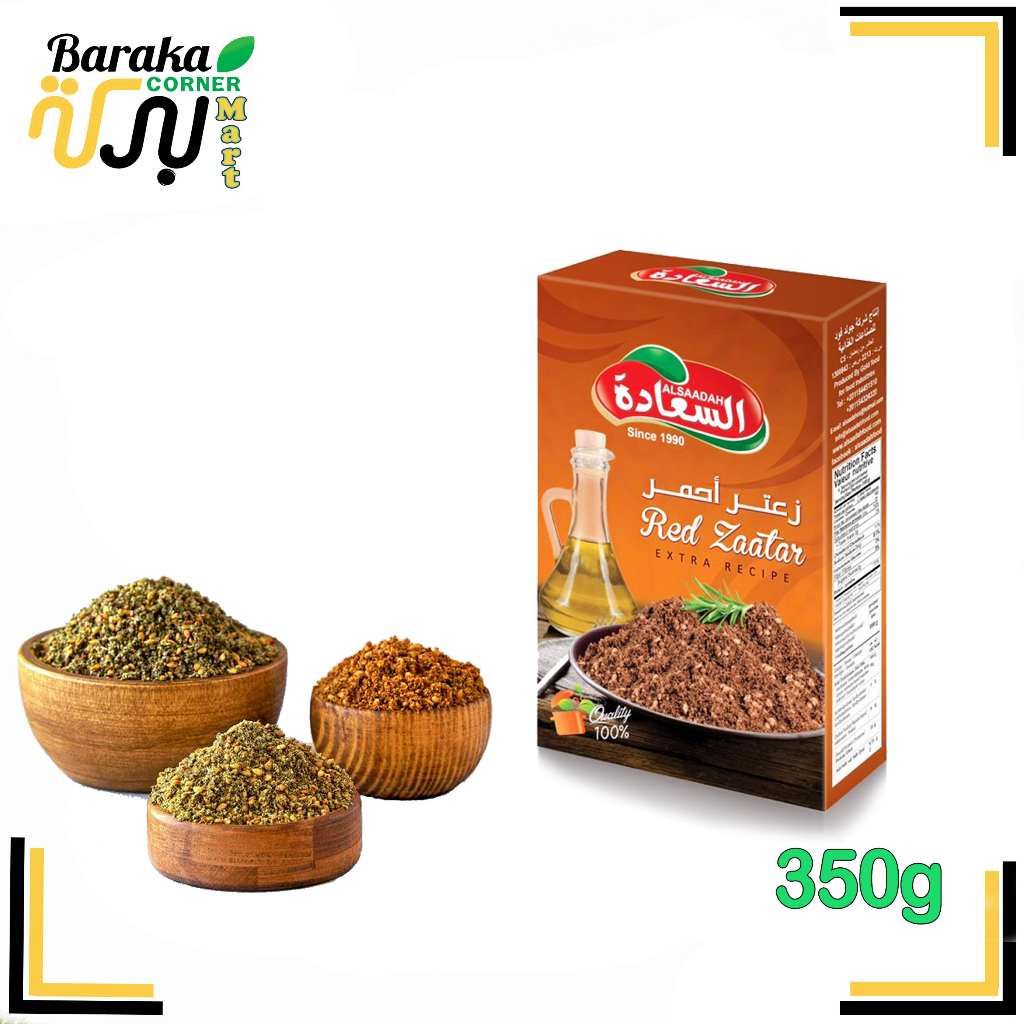 Durra Premium Thyme Zaatar Red Green Za'atar Al Saadah 500G 400G