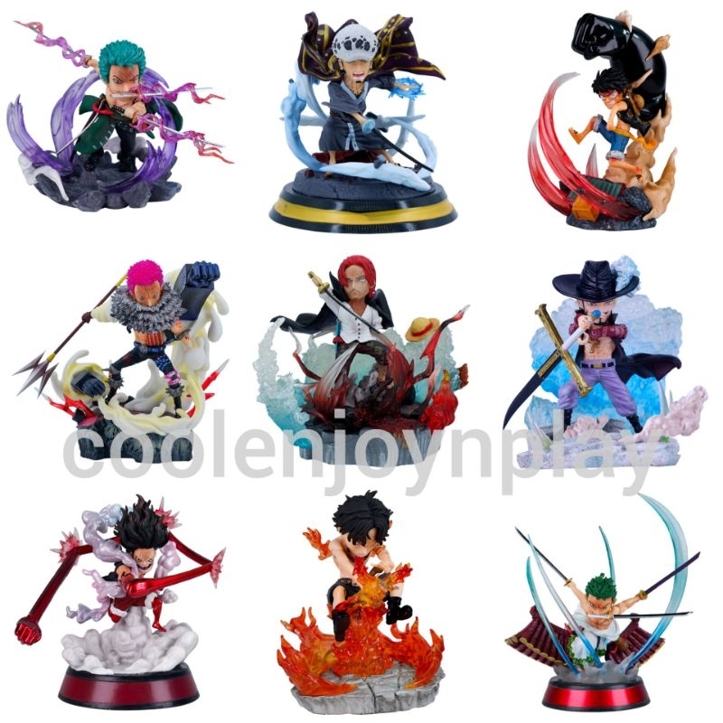 **Ready Stock in Malaysia** Anime One Piece Luffy Zoro Ace Shanks