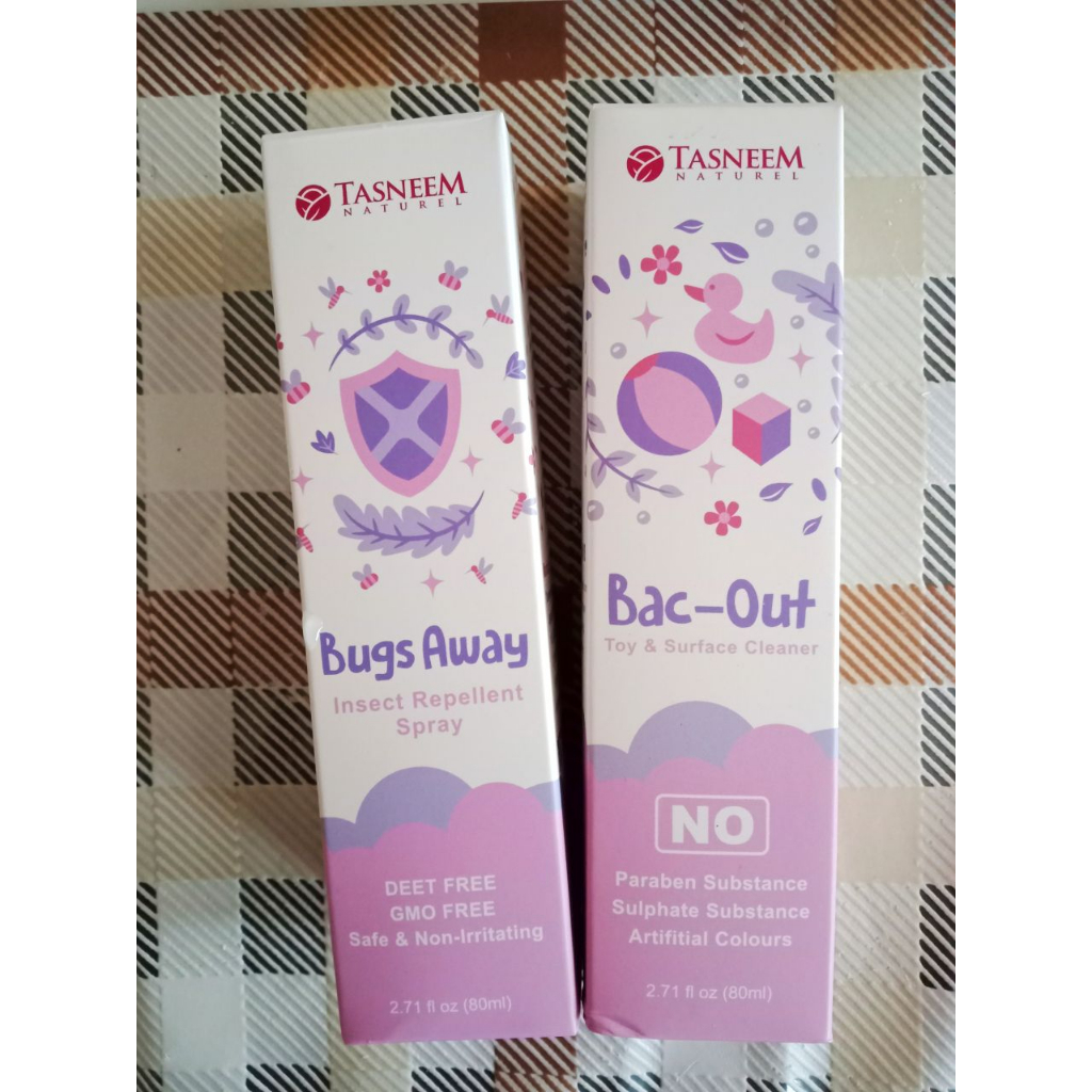 Tasneem Naturel Mosquito Set and Eczema Set/ Skeenz / Bugs Away