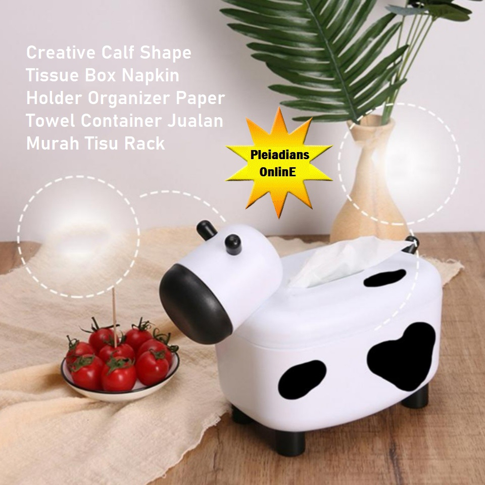 Corn Shaped Tissue Box Dispenser - Yellow Decorative Refillable Napkin Holder Home Decor