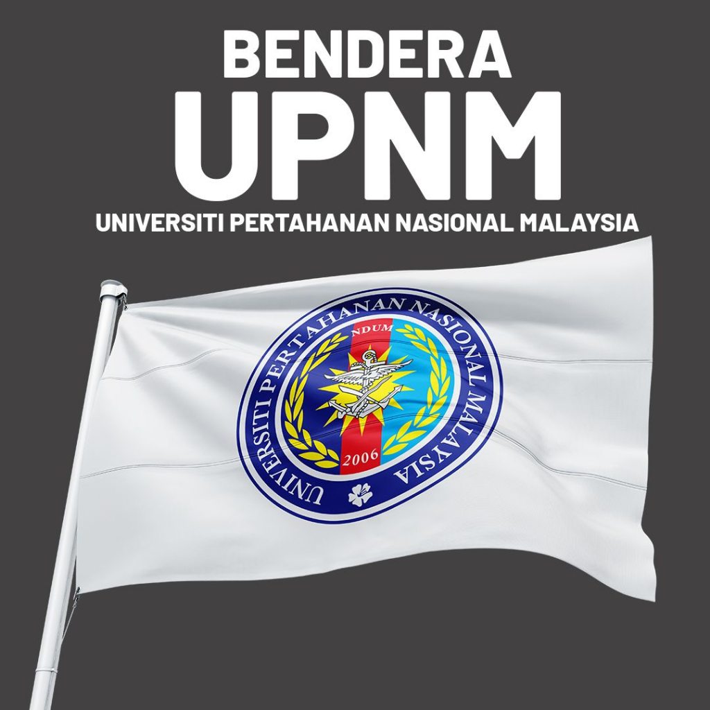 Bendera UPNM Universiti Pertahanan Nasional Malaysia Flag | Shopee Malaysia