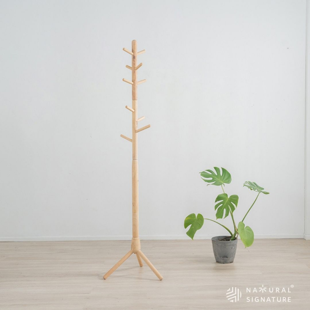 Natural Signature 4721 Cactus Stand/Hat Coat Rack/Wooden Rack Flat ...