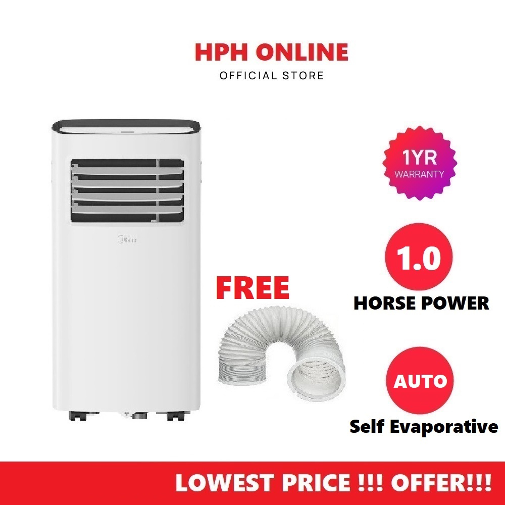 Midea 1.0hp Portable Air Cond Air Conditioner MPO10CRN1 MPH09CRN1
