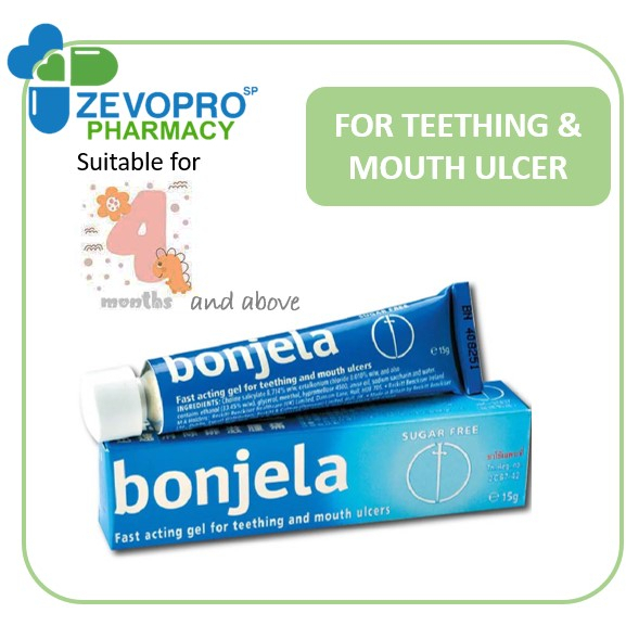 Bonjela Gel 15g (for teething and mouth ulcers) [ORIGINAL] [EXP 03/2025 ...