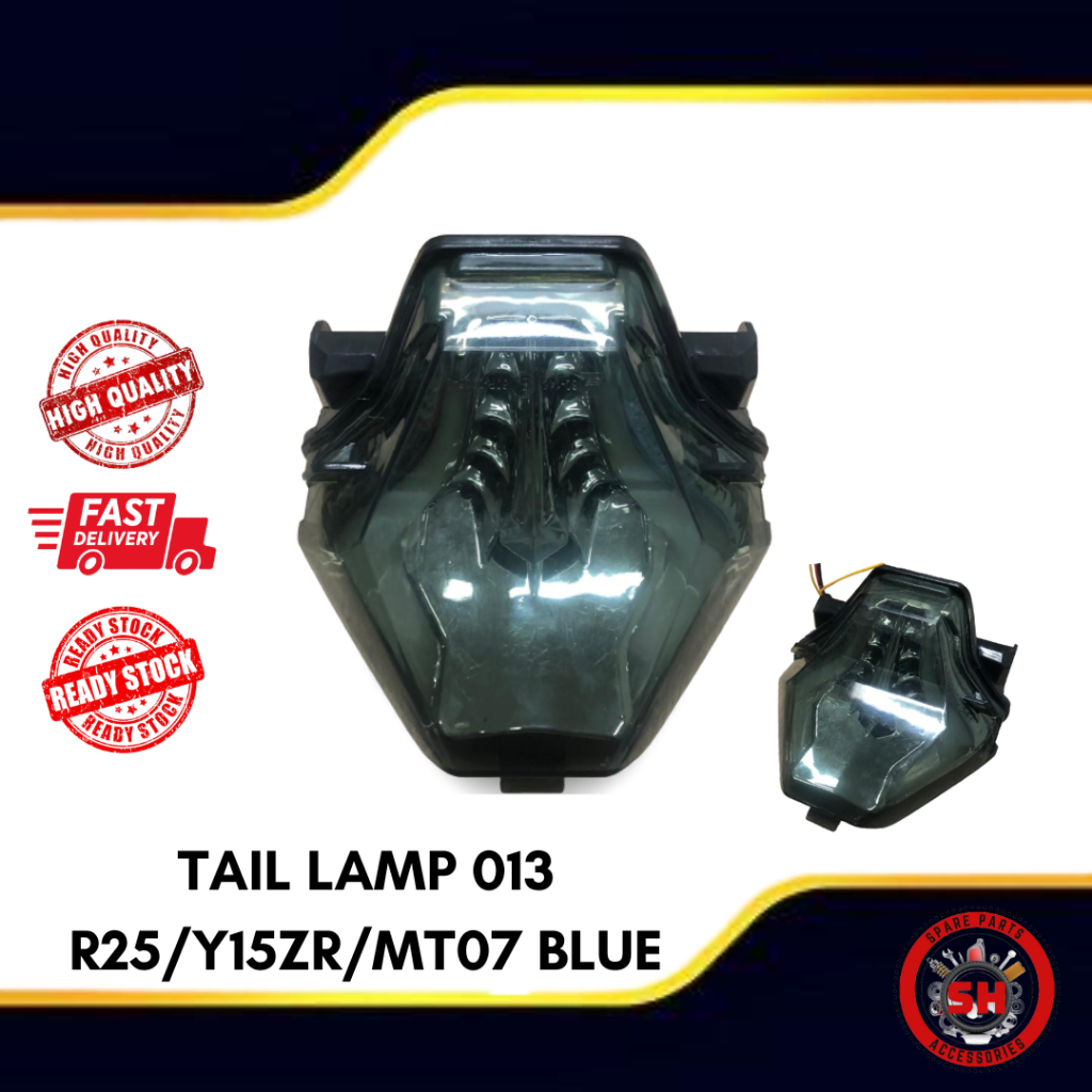 Tail Lamp R25 / Y15ZR / MT07 Blue (Ready Stock) Aksesori Motor | Shopee ...