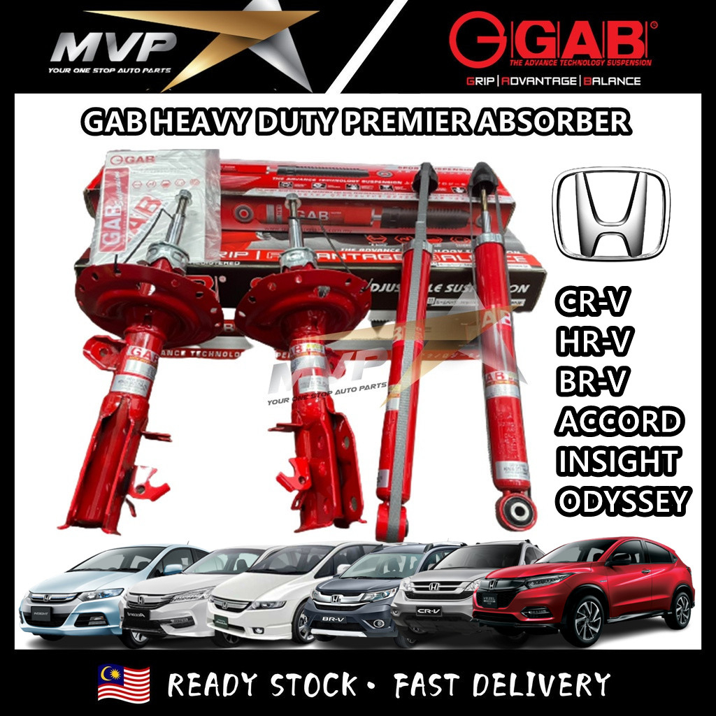 Original GAB Heavy Duty Sport Absorber Honda HRV BRV CRV RE1 RM1 ...