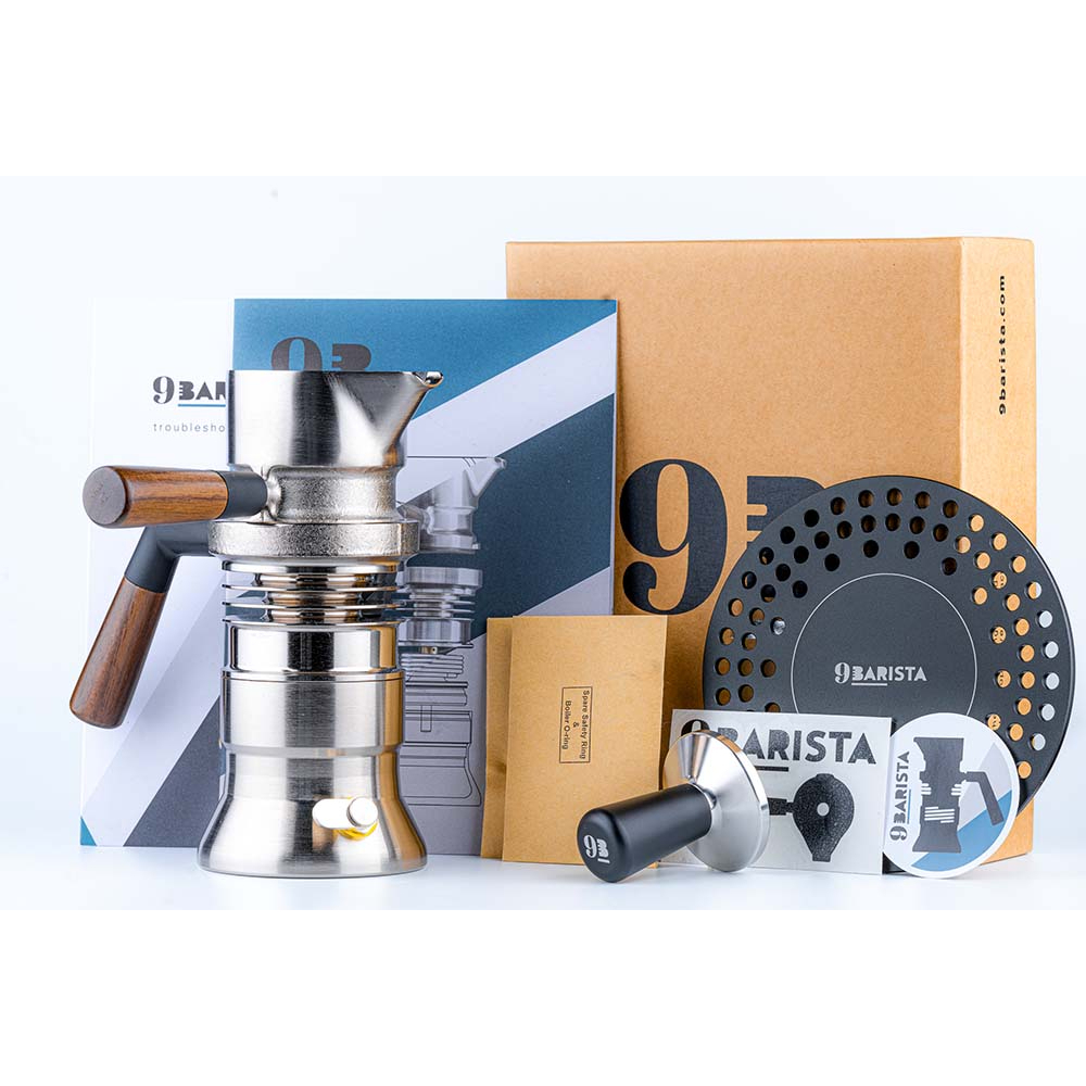 9Barista Espresso Machine Manual Espresso Maker Moka Pot Outdoor Coffee