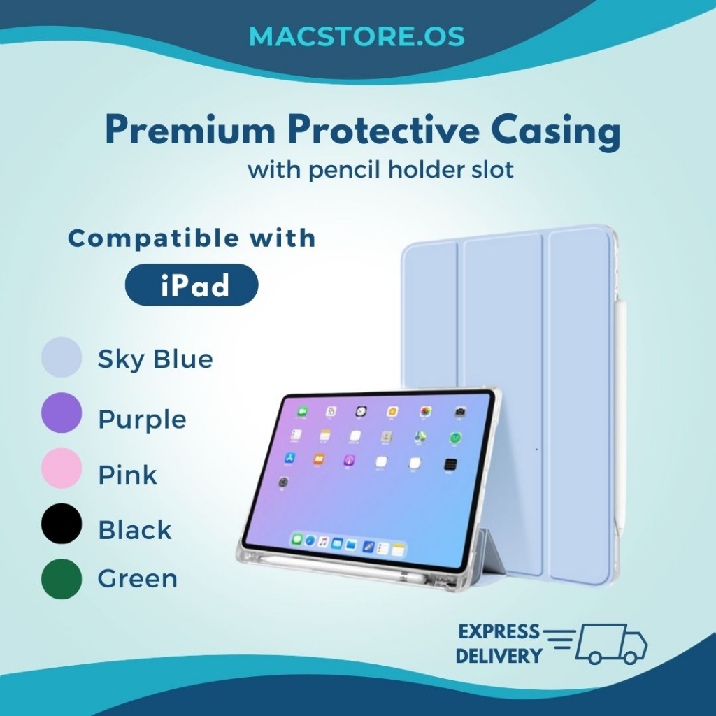 TPU Casing Cover Compatible for Ipad 7/8/9th Gen | 10th gen | Air 4 ...