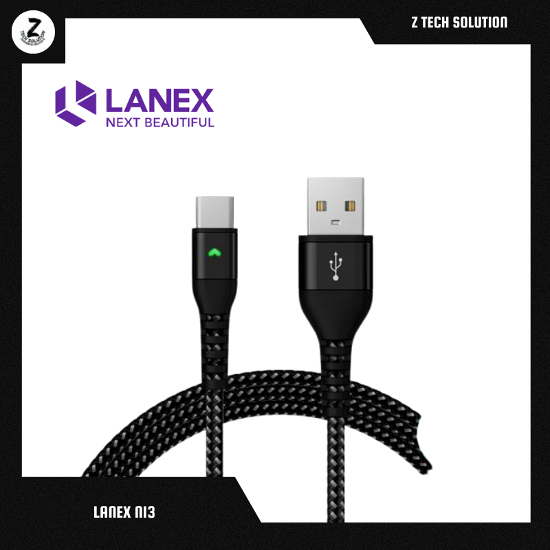 Lanex LTC-N13C USB to Type-C with Green Heart LED Indicator | Shopee ...