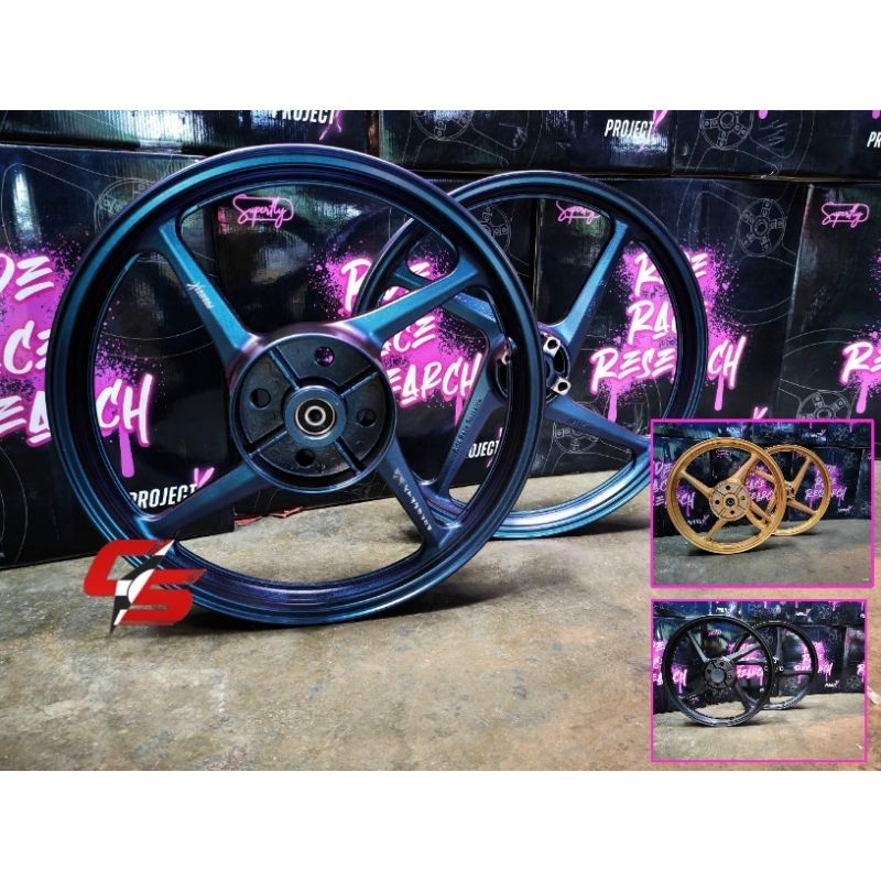 Superfly Project X Sport Rim 4 Batang NVX AEROX Y15ZR Y16ZR ABS Nmax ...