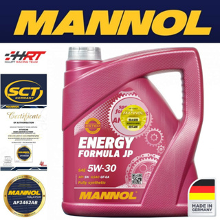 MANNOL Energy Formula JP 5W30 MN7914 (Made in GERMANY) - 4L Fully Synthetic  Engine Oil (HC)
