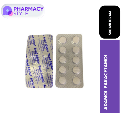 Adamol Paracetamol 500mg | Shopee Malaysia