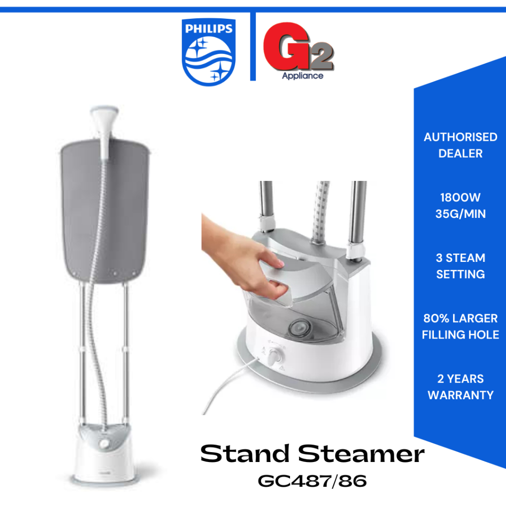 PHILIPS Stand Steamer GC487/86 (READY STOCK)-PHILIPS WARRANTY MALAYSIA ...
