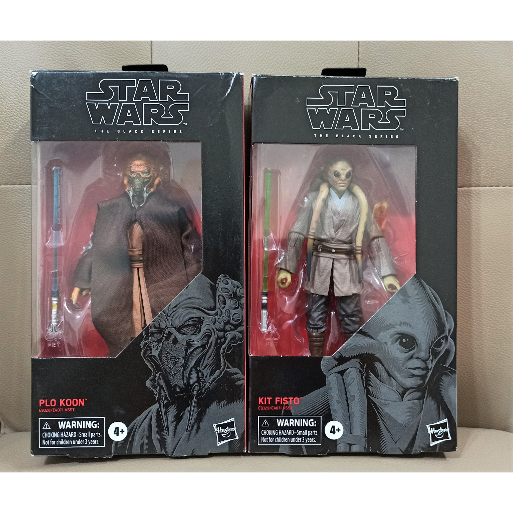 Hasbro Star Wars Black Series Plo Koon and Kit Fisto Jedi Master Jedi ...