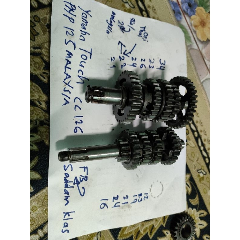 gear box Yamaha touch pnp 125z Malaysia Shopee Malaysia