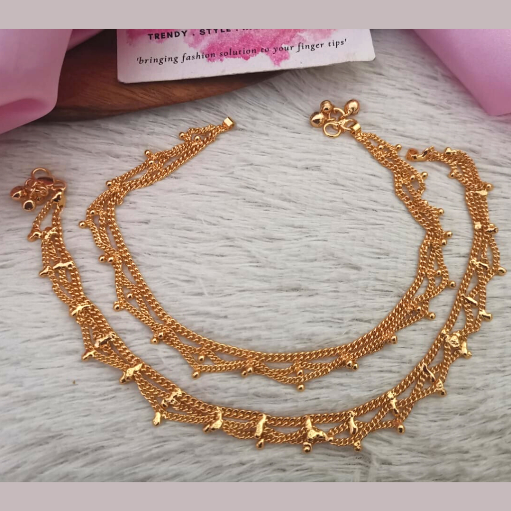 (READY STOCK) PREMIUM QUALITY MICRO GOLD PLATED ADULT ANKLET | Shopee ...