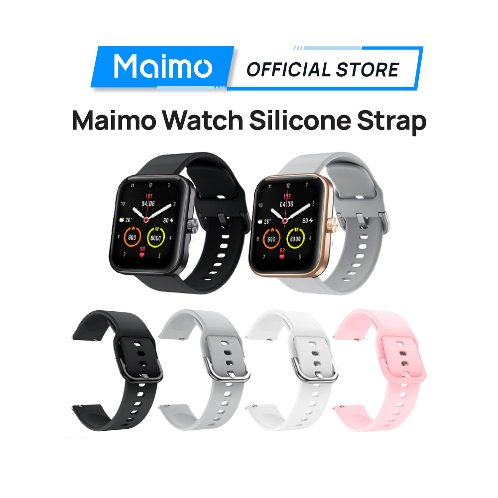 Maimo Watch Silicone Strap Smart Watch Band Wrist Strap Replacement for ...