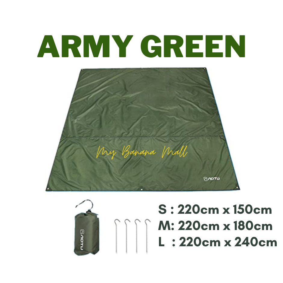 Waterproof Ultra Lightweight AOTU Flysheet for Groundsheet Camping Tarp