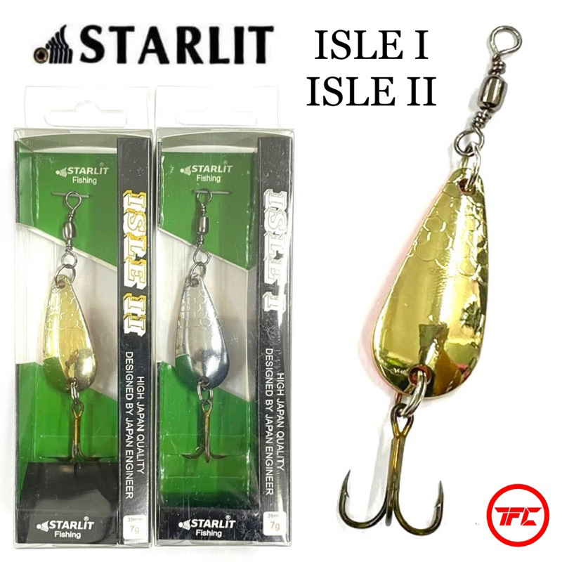 Starlit ISLE I & II Island Spoon 7g & 12g Lure Bait Hampala Sebarau ...