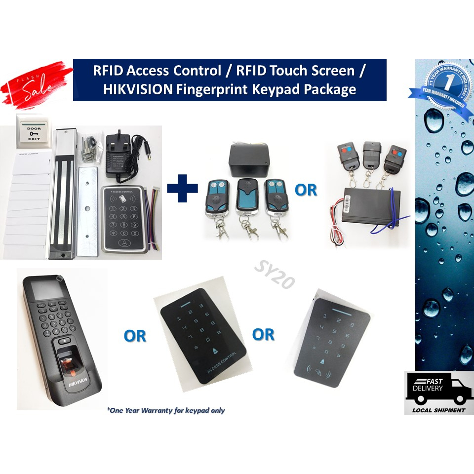 Door Access System RFID Access Control Keypad / RFID Touch Screen