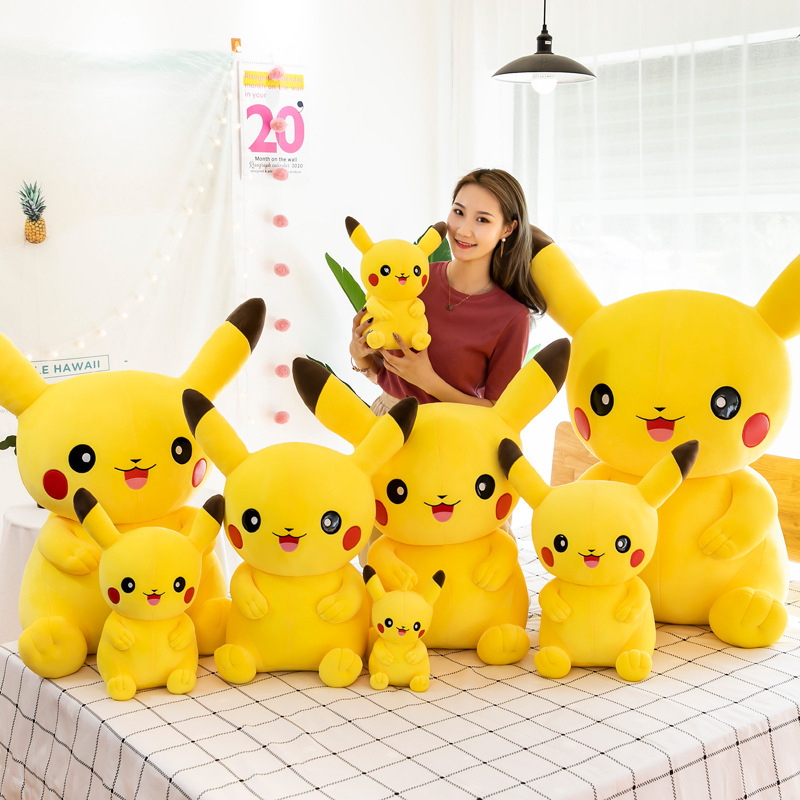 Pikachu plush toys Pokemon soft toy Birthday Gift Valentine's Day ...