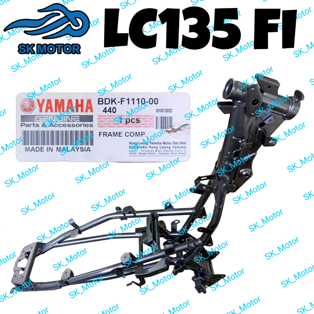 Yamaha LC135 LC 135 V8 Fi Original Frame Body Frame Chassis Tulang Body