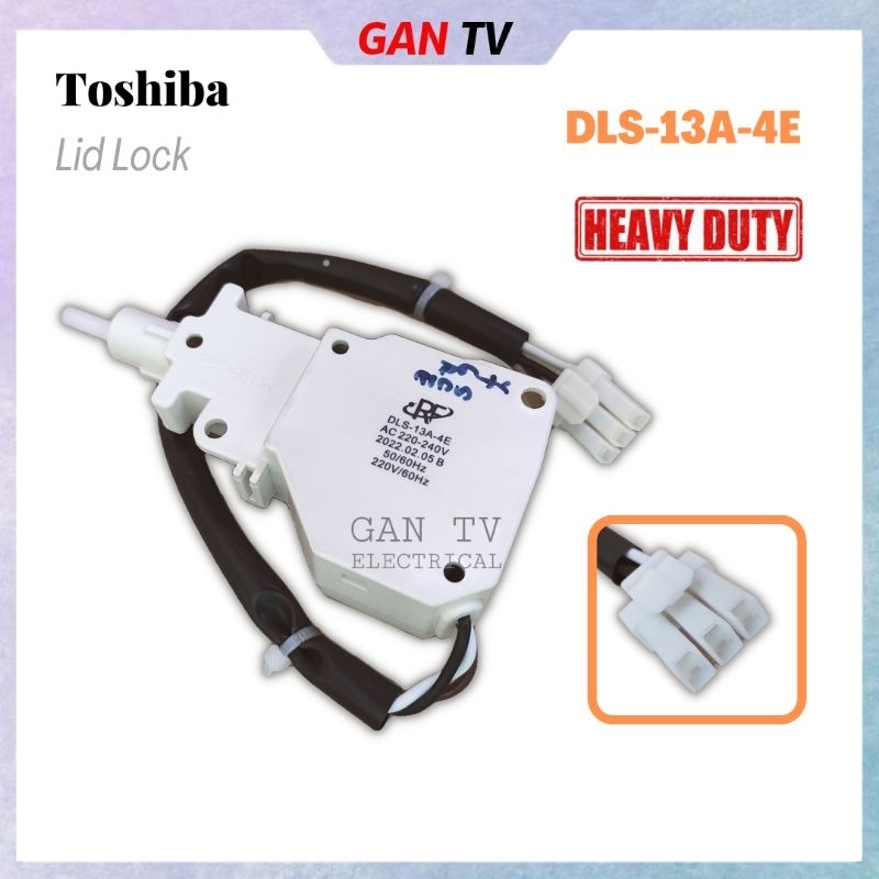 Heavy Duty Toshiba DLS13A4E Washing Machine Lid Lock Door Switch AW
