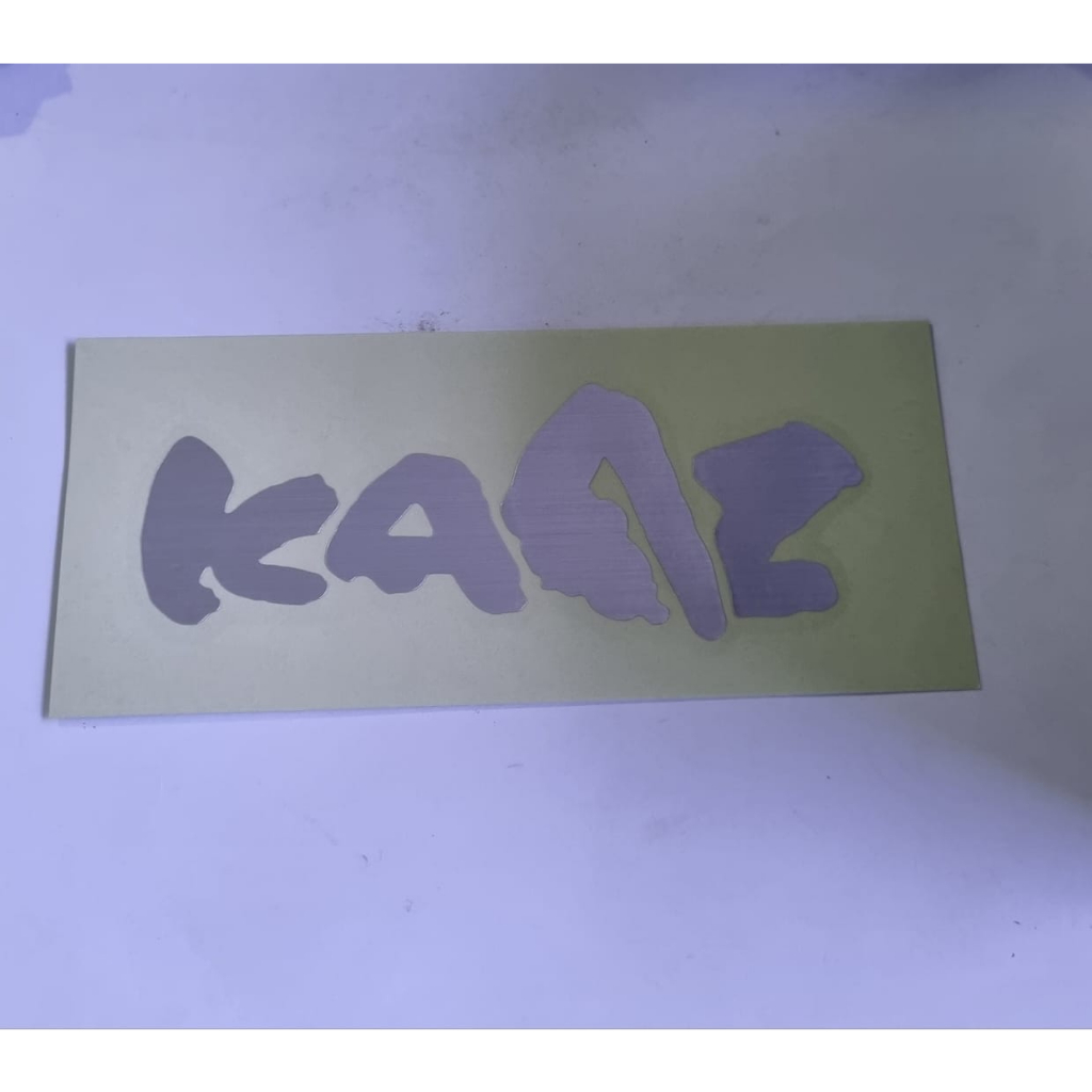 Original KAAZ LSD Car Sticker from Japan - Silver colour ( 16cm x 7cm ...