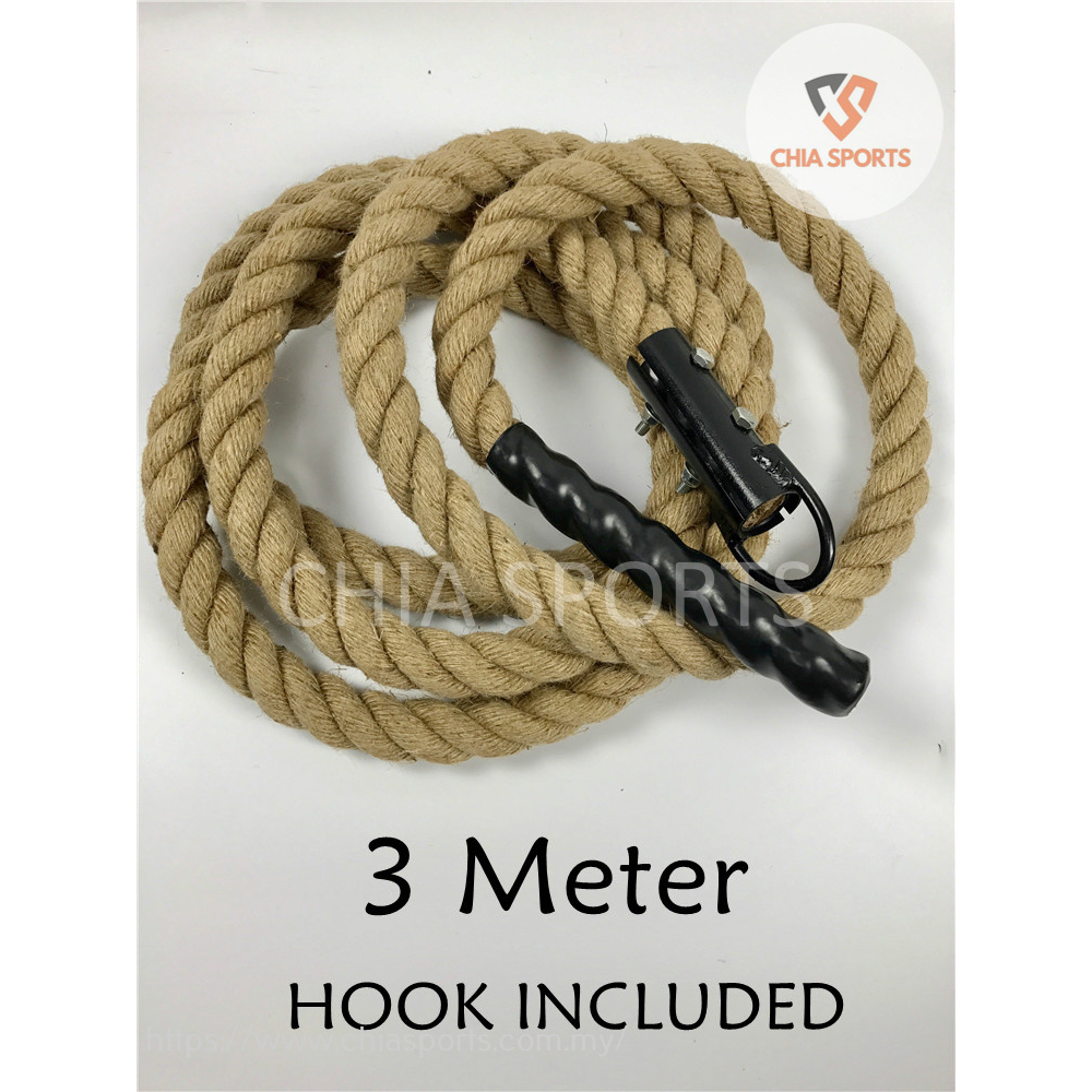 MMA Climb Rope Climbing Workout 3m 300cm Fitness Strength Training Jute ...