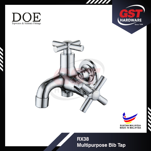 DOE RX56(RP) Cross Handle Hose Bib Tap Doe Water Tap Shopee Malaysia