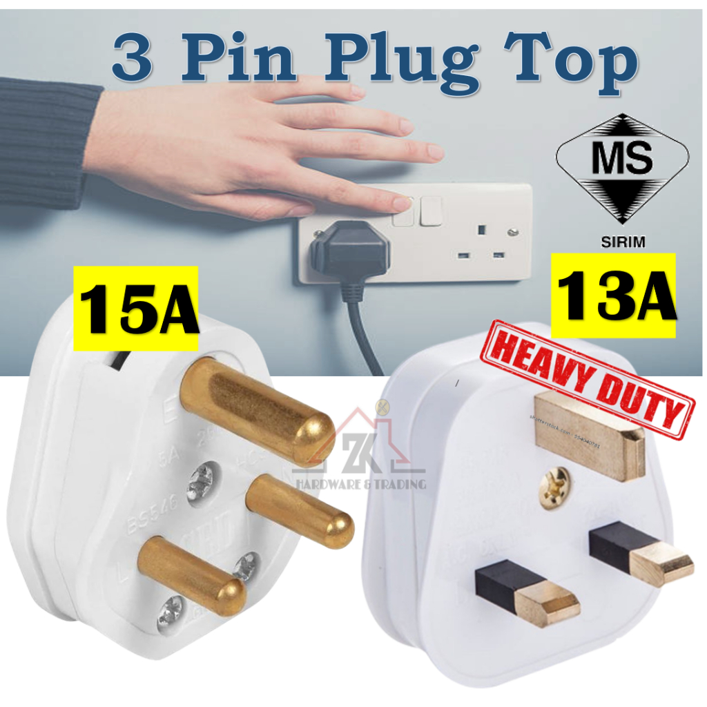 3 pin store plug socket