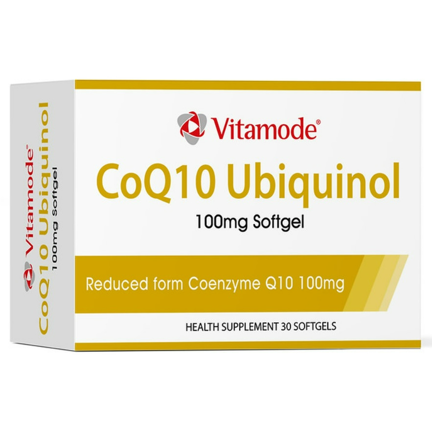 Vitamode CoQ10 Coenzyme Q10 Ubiquinol 100mg 3 x 10 Softgels Exp 12/
