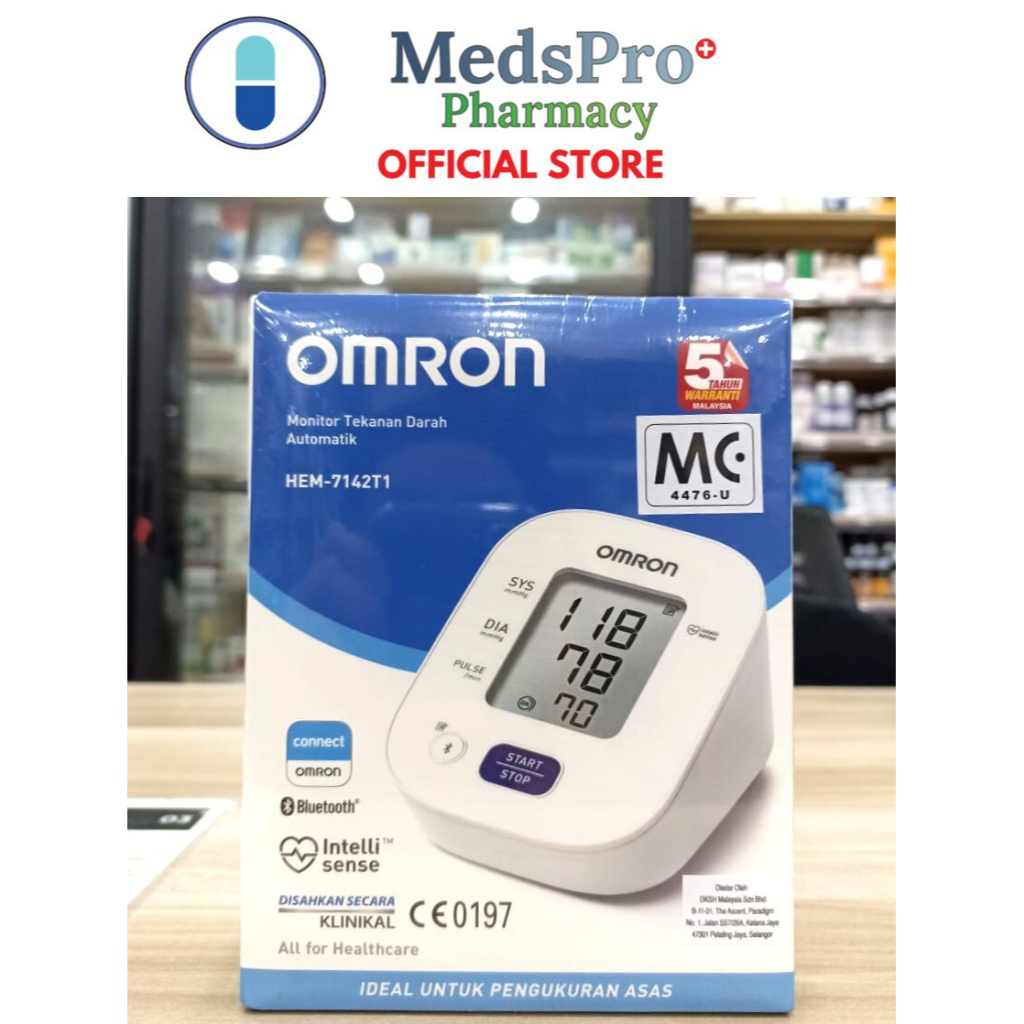 OMRON AUTO BP MONITOR HEM-7142T1 | Shopee Malaysia