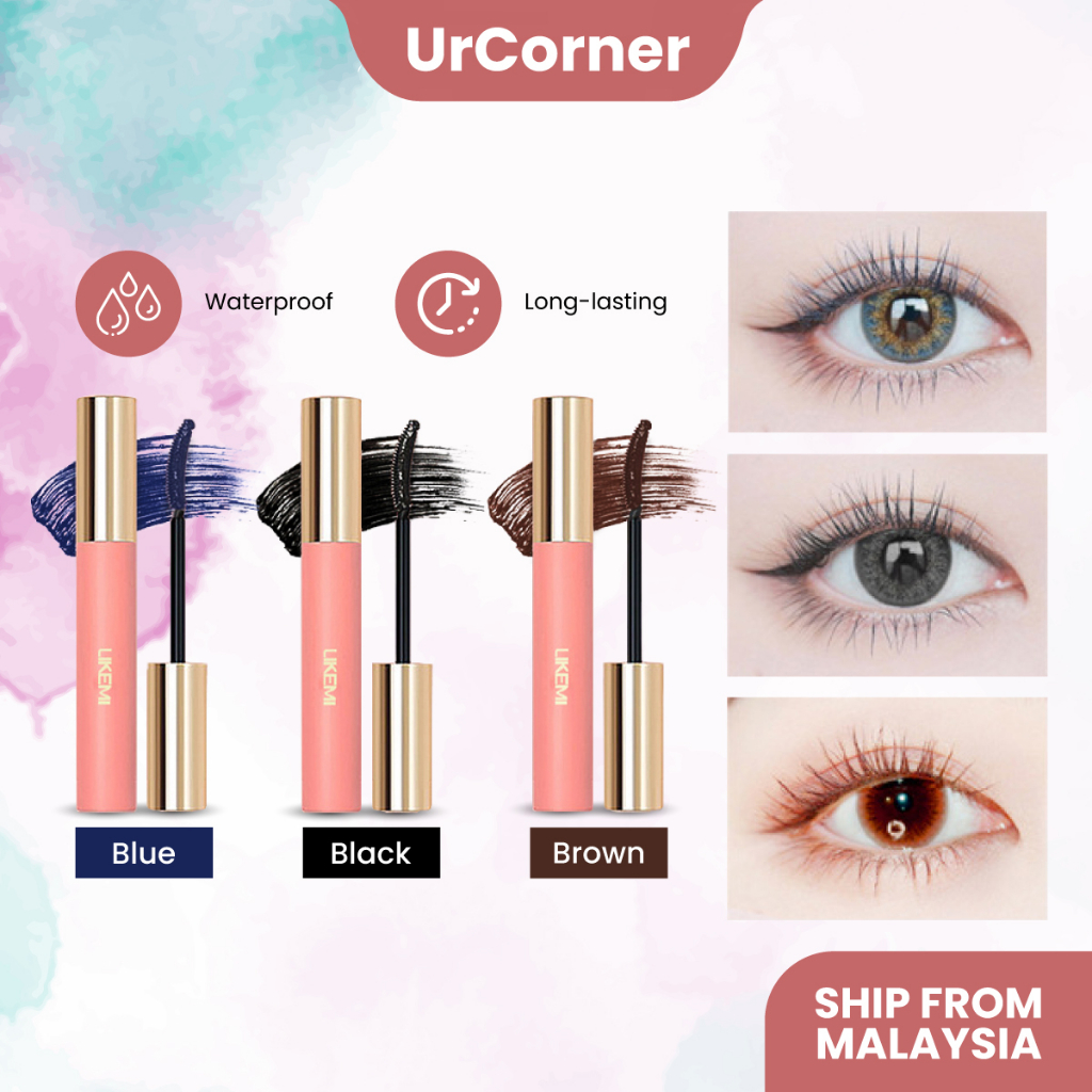Ready Stock Waterproof and Natural Long Lasting Mascara / Small Brush