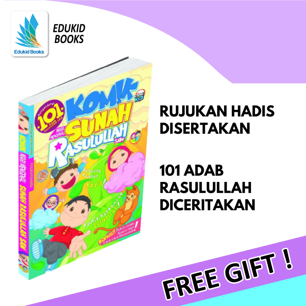 Buku Cerita Islam Kanak Kanak - 101 Komik Mari Mengenal Sunnah ...